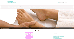 Desktop Screenshot of dharmaterapias.com